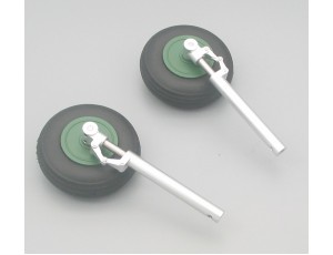 FMS SU-27 / E-flite SU-30 Twin 70mm EDF Jet Main Landing Gear Strut & Wheel Set